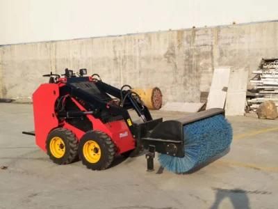 Mini Skid Steer Loader Can Be Equipped with Cement Mixing Bucket, Auger, Fork, 4 in 1 Bucket, Rotary Plough etc