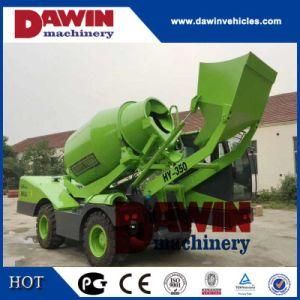 1.5m3 Auto Self Loading Concrete Mixer Truck with PLC Weighing System