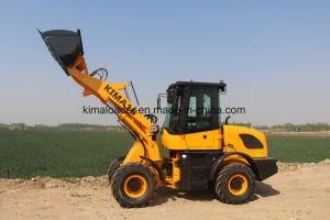 Hot Sale Kima16 Loader with Ce Rops/Fops Cabin 1.6 Ton Front End Loader