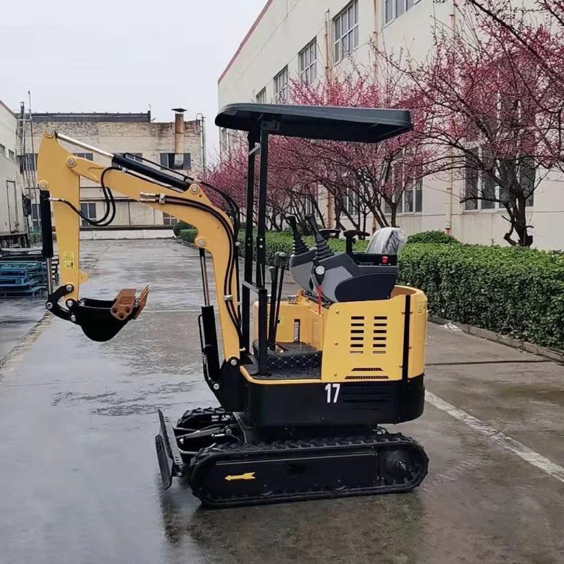 Cheap 1700kg Mini Digger Machine Mini Excavator Building Foundation Digger in China