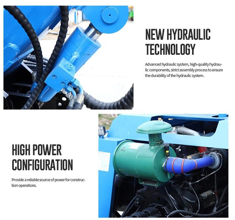 Power Head Hydraulic Pile Driver Machine Soalr Type for Sale