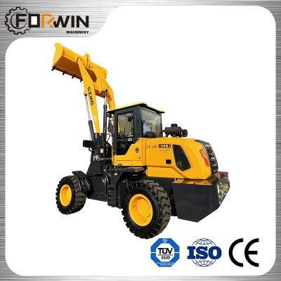 Excellent Configuration 1.8ton/76kw Compact Construction Agricultural Garden Farm Small Front End Mini Bucket Shovel Boom Wheel Loader Fw938h