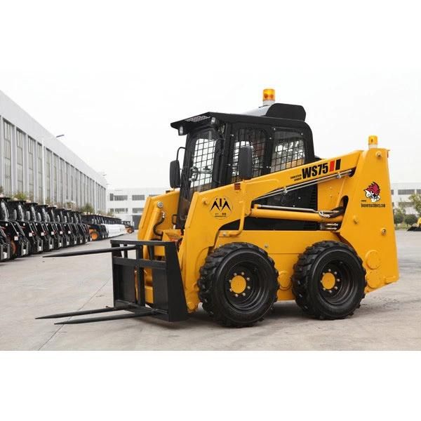 Hot Sale Chinese Skid Steer Loader Ws75, Skid Steer Loader for Sale