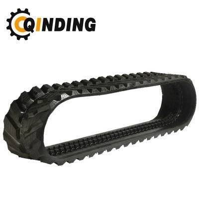 Qdrt-01t 1 Ton China Crawler Rubber Track Undercarriage Assy 1220mm X 309mm X 180mm