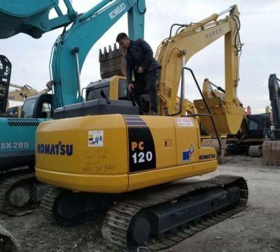 Used Komatsu Excavator Machine PC120 Excavator, Komatsu 120 Excavator for Sale