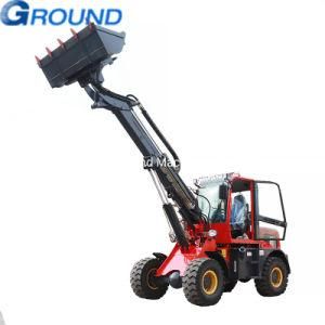 Articulated telescopic loader for wheel drive with powerful engine and reasonable price