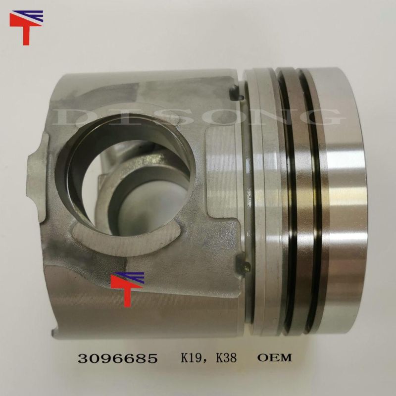 High-Performance Diesel Engine Engineering Machinery Parts Piston 3096685 for Engine Parts K19 K38 Generator Set