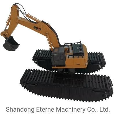 Professional Design Amphibious Dredging 22 Tons Hydraulic Excavator Long Reach Boom &amp; Arm