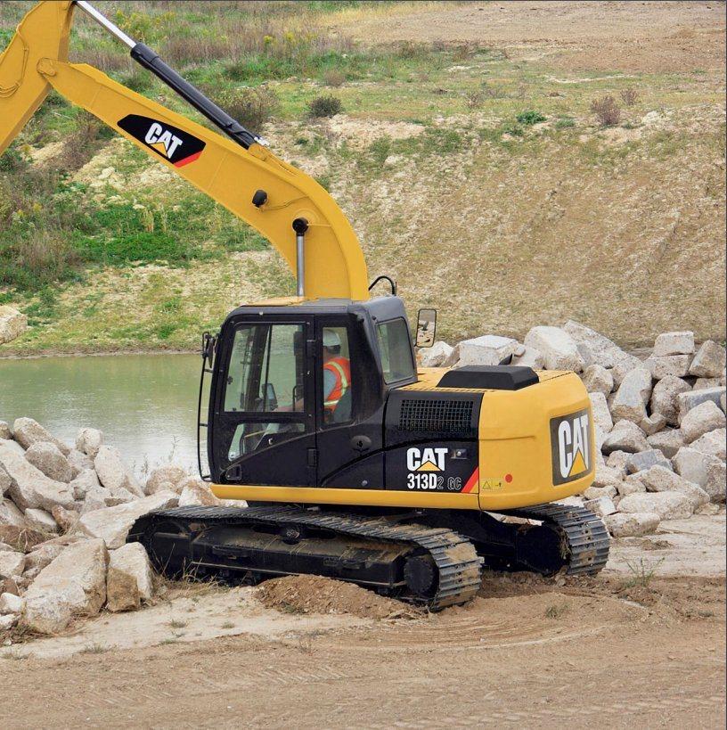 NEW CAT Excavator Machine 313D2GC Caterpillar Small 13 Ton Crawler Excavator Price