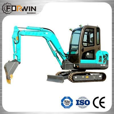 China Factory Outlet Durable Home Use 1-5 Ton Fw30-9 Machinery Hammer Small Digger Mini Excavator Hydraulic High Quality with CE TUV ISO