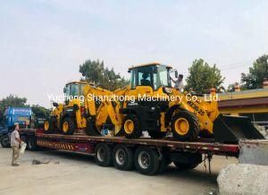 China Factory Supply Directly Chinese Small Wheel Mini 4X4 Tractor Excavator Digger Backhoe Loader for Sale