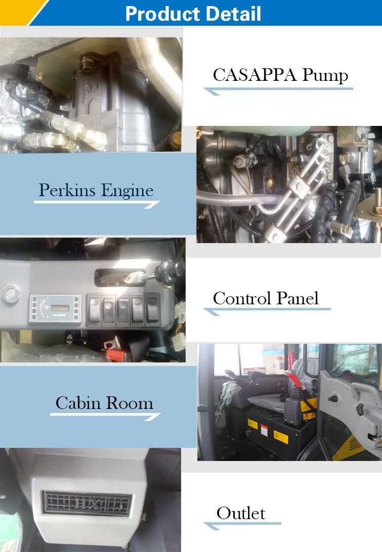 CE ISO 1.8 Ton 1.9 Ton Hydraulic Excavator Small Digger Mini Crawler Excavators with Cab