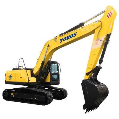 21.5 Ton Medium Track Crawler Digger CE Chinese Digger Machine Cheap Excavator for Sale