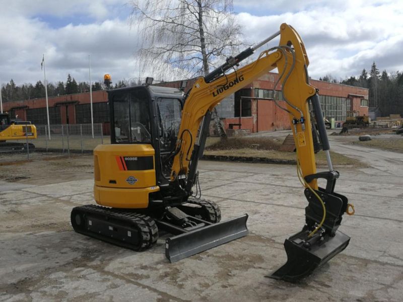 Liugong Zero Tail Swing 9035e 4 Tons Excavator