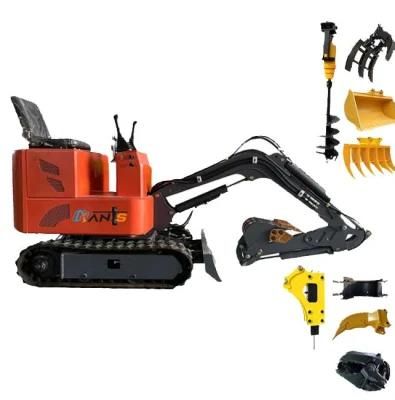 Mini Crawler 1 Ton Excavator Household Small Excavator