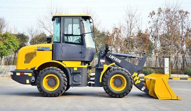 XCMG Front End Loader 1.8ton Bucket Payloader Lw180K Mini Wheel Loader with Ce