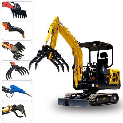 Mini Track Excavator 2.0t Mini Digger Hydraulic Excavator Rubber Track Excavator