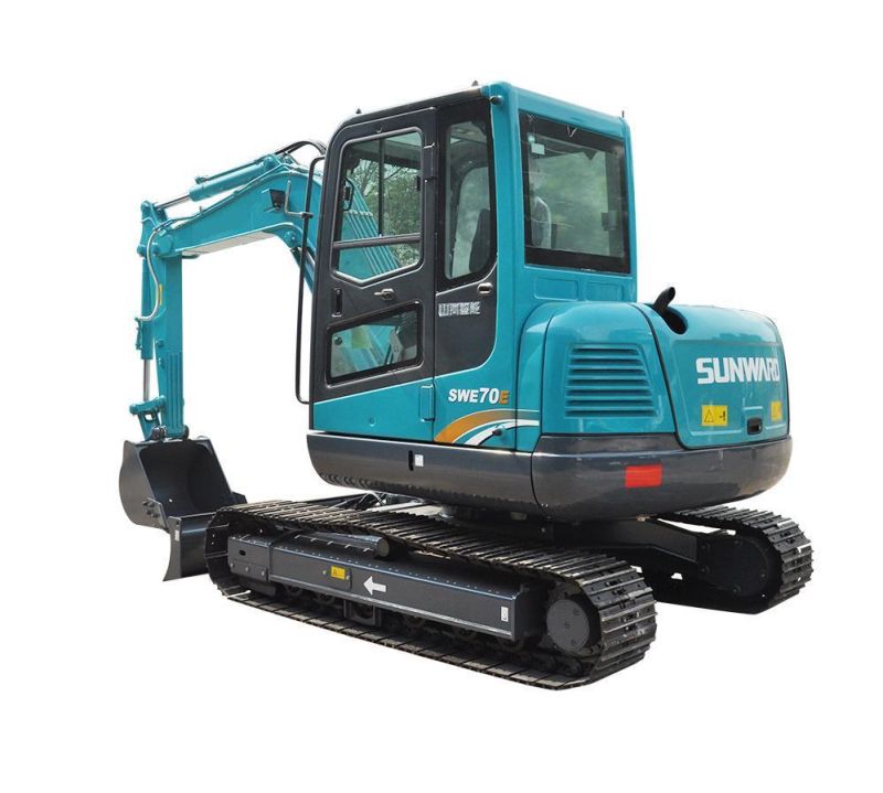 Chinese 6 Ton Hydraulic Excavator Swe60UF Small Crawler Digger with CE EPA