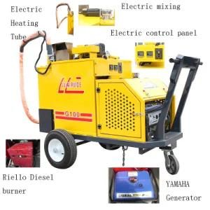 100L Melted Road Asphalt Crack Filling Machines with YAMAHA Generator