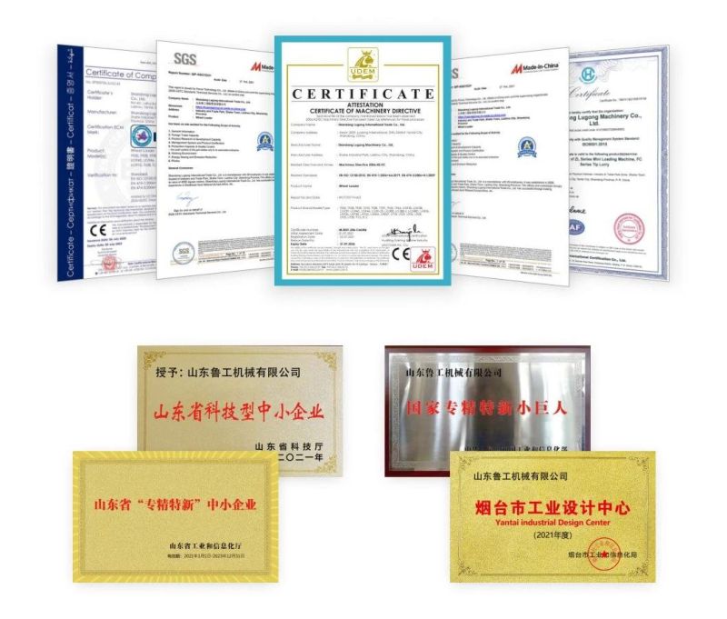 China Shandong Lugong Backhoe Loader Cabin Approved ISO