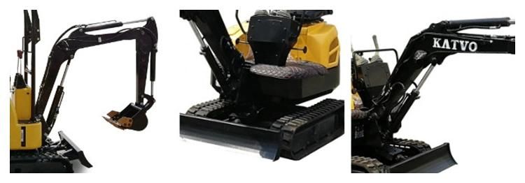 1 Ton Mini Crawler Excavator Small Digger for Small Site Operation