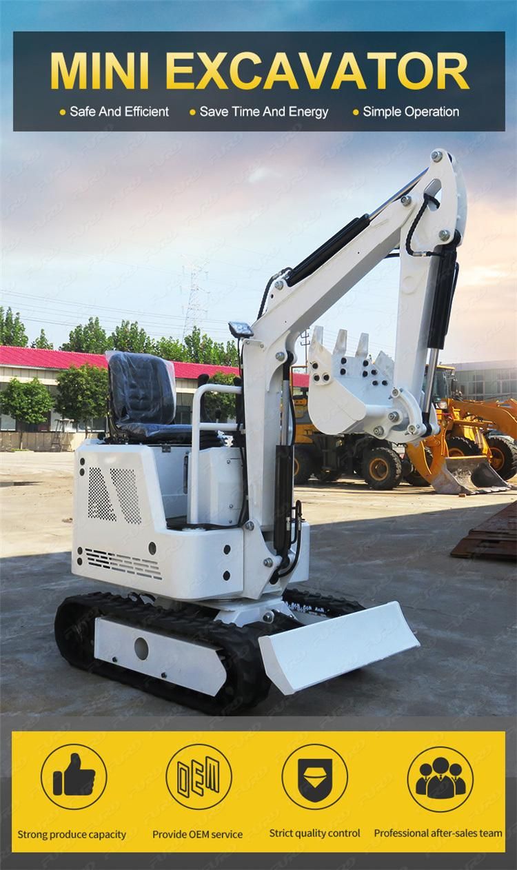 Factory Price Mini Crawler Excavator Machine for Equipment Construction Fwj-900