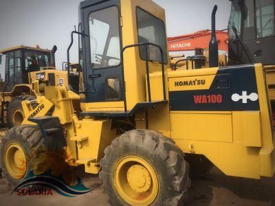 Used Komatsu Wa100 Wheel Loader Komatsu Mini Loader