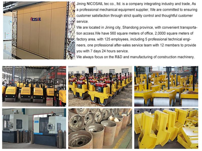 Accept Customized Energy Saving Double Drum Roller Machine Compactor Roller Price Factory