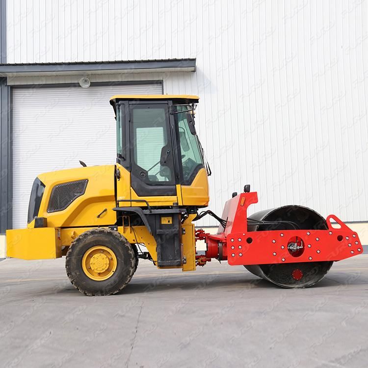 Heavy Duty 6 Ton Road Roller Construction Machine Road Roller with Cabin