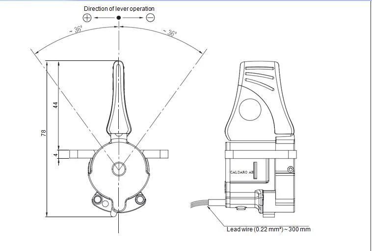 Caldaro 01 Series Joystick for Construction Machinery Handle with CE