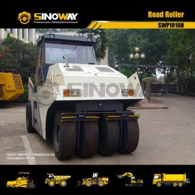 10-16ton Smooth Rubber Tyre Pneumatic Tire Road Roller for Sale