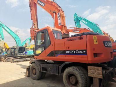 Dh210W-7 Wheel Excavator/Used Excavator Cheap Dh210W-7/Used Doosan Dh210W-7 Wheel Excavator