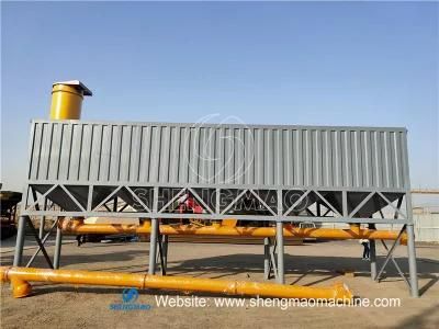 Mobile Cement Silo Concrete Batching Plant Hot Selling Horizontal Sand Mobile Silo Horizontal Cement