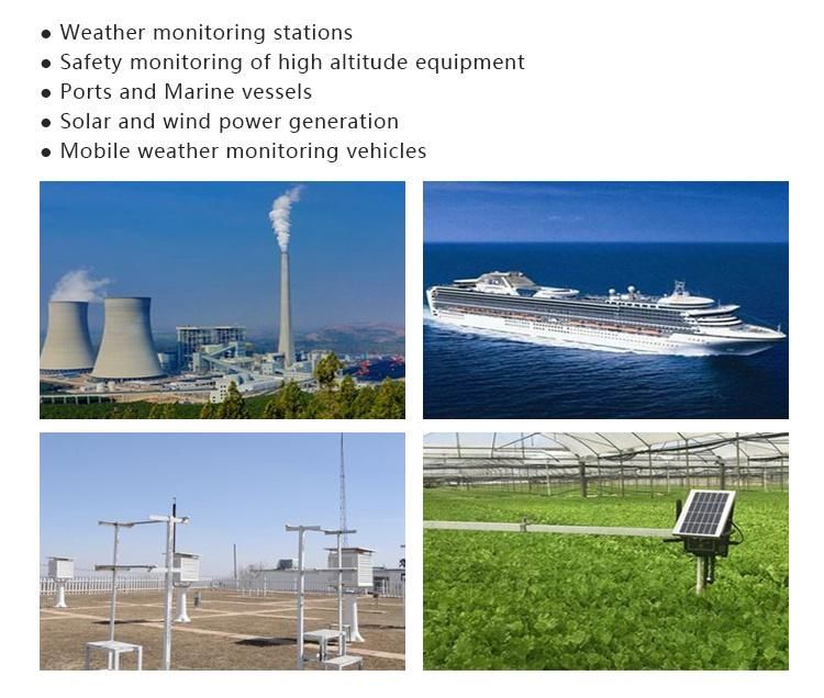 Irrigation System Digital Anemometer Pulse Signal Output Aluminum Alloyed Wind Speed Sensor Direction Sensor