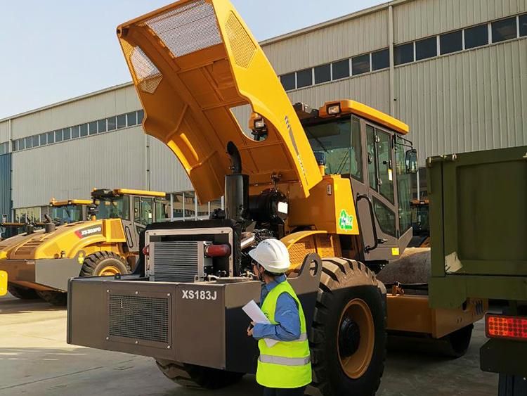 Popular New Brand Vibratory Compactor Road Roller Xs183j Low Price for Sale in Tanzania