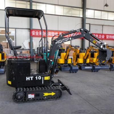 0.8ton 1ton Chinese Supply Shandong Hightop Group Earthmoving Machinery Hydraulic Full Automatic Digger