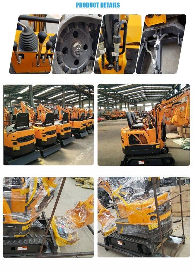 Factory Direct Supply Hydraulic Mini Crawler Excavators Beat Quality Excavator Parts