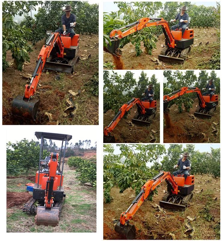 Cheap Price 1 Ton Mini Excavator for Hot Sale