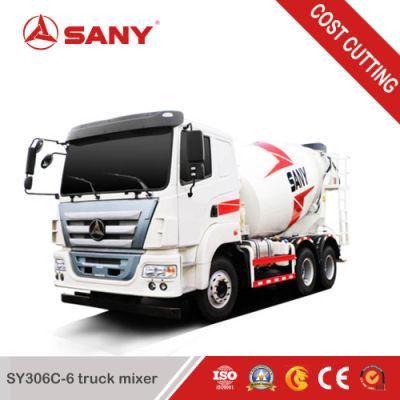 Sany Sy306c-6 6m3 Small Truck Mixer Concrete Mixing Truck Price