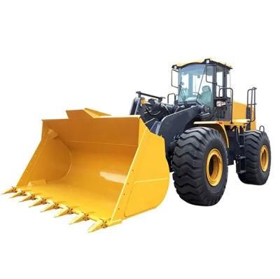 7t Wheel Loader Swl70K Shovel Loader with 300 HP Cummins Engine