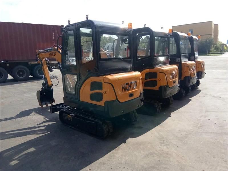 2021 Best 2ton Hydraulic Excavator Mini Excavator with CE/ISO/EPA Certification 0.04cbm Capacity Bucket