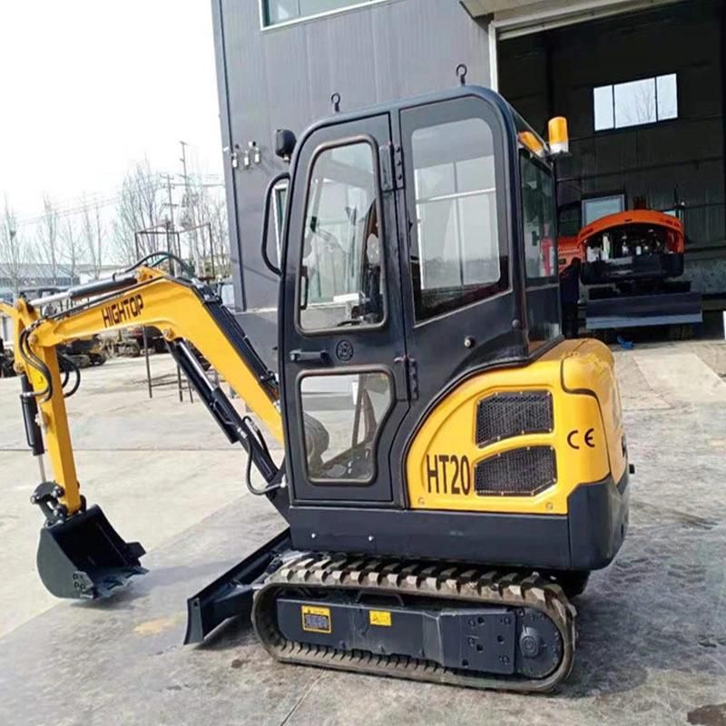 2000kg Crawler Excavator Mini Garden Diggers Long Boom Baggers with CE EPA Certification