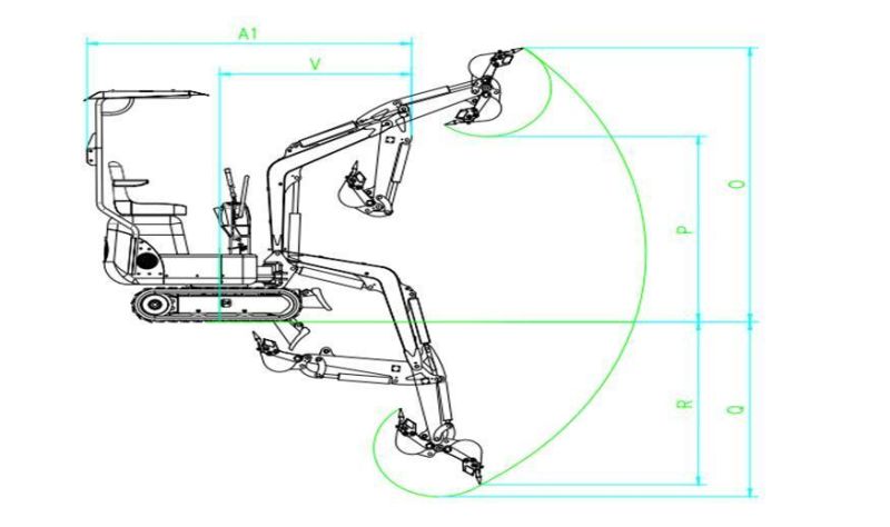 Sunyo Brand Excavators Sy10 Model Mini Excavator Is Hydraulic Crawler Excavators Best Mini Digger.