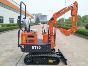 Factory Supply Nt10 Micro Mini Hydraulic Crawler Excavator with Bucket