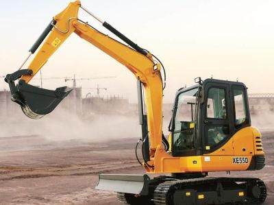 Chinese Official 5 Ton Crawler Mini Excavator Xe55D