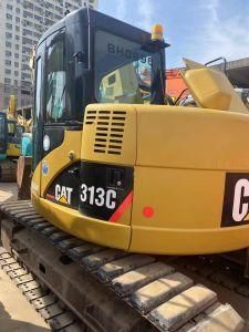 Caterpillar Excavator Used Cat313c with Closed Cabin/ Second Hand Crawler Excavators Cat313c Good Quality