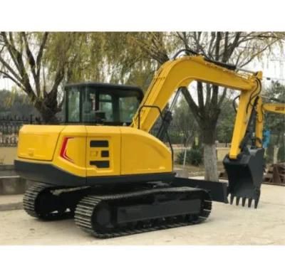 Hq80-9 (8t) Crawler Backhoe Excavator for Sale