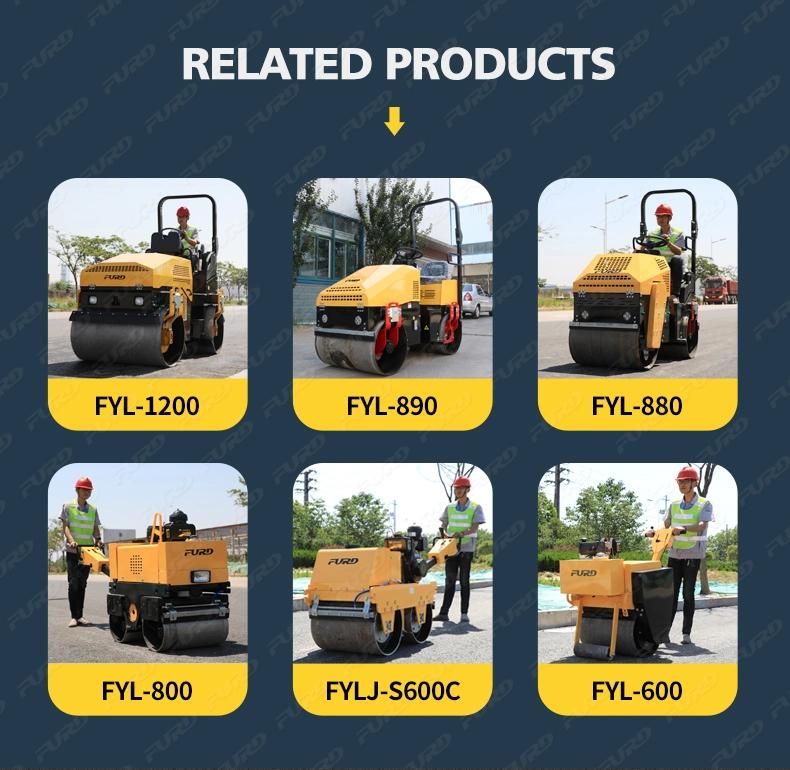 Construction Machinery 8 Ton Weight Vibrator Ride on Road Roller for Sale