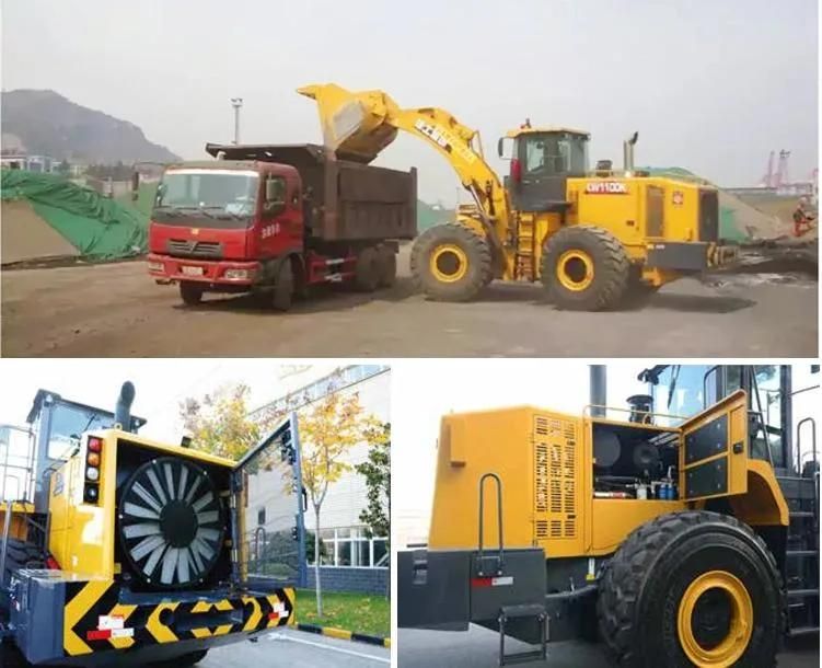 Chinese Top Quality Big Size 11ton Front End Wheel Loader Cheap Price for Mines