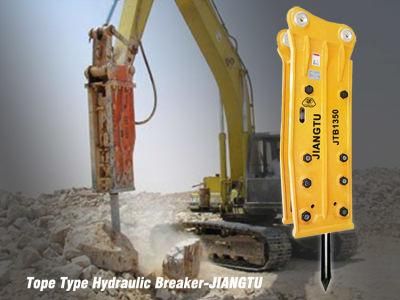 Hydraulic Breaker Concrete Rock Hammer with Chisel 140mm for 18-26 Tons Excavator